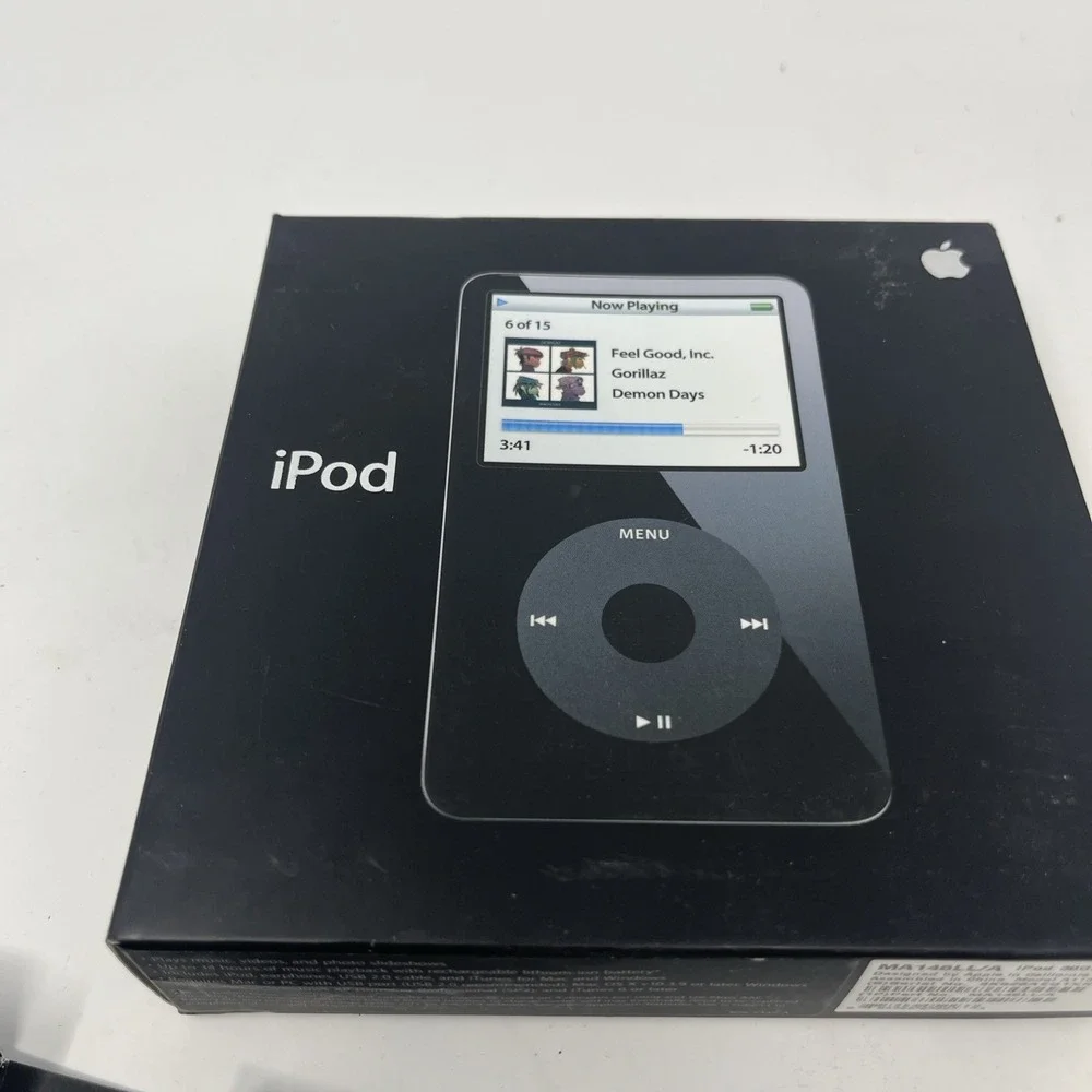 Apple A1136 30GB iPod Video 5th Generation - Black (MA146LL/A)- BOX ONLY